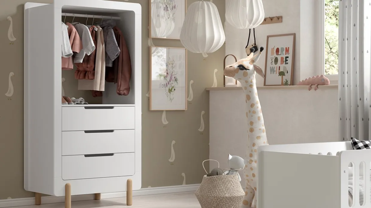 Peuterbed Smile met kast