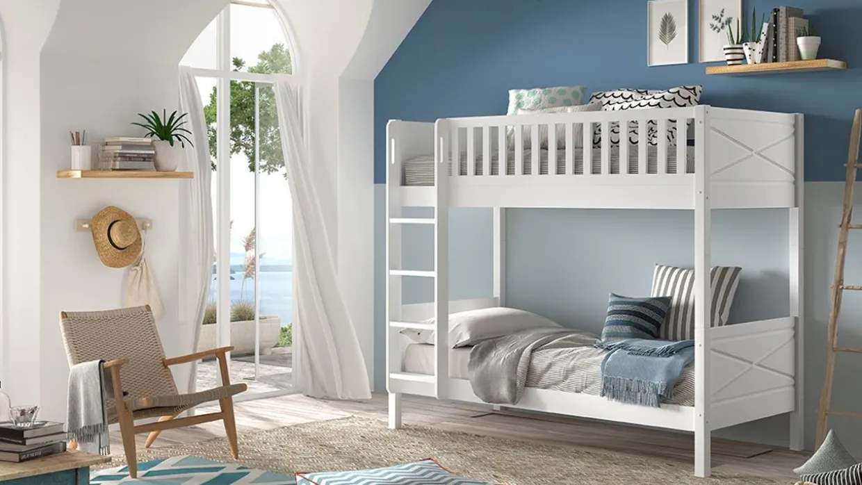 Stapelbed Scott met ladenset