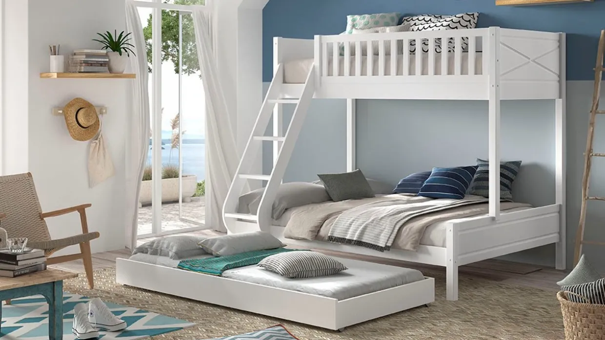Stapelbed Scott 3-persoons met slaaplade