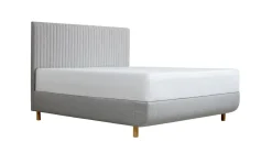 TEMPUR® Bed Arc met hoofdbord Vertical, schotelbodem en Pro matrassen